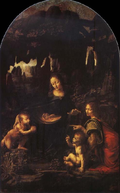 Leonardo  Da Vinci Virgin of the Rocks China oil painting art